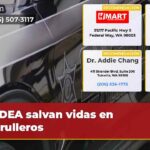 DEA salvan vidas en patrulleros