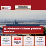 Nimitz Dos aviones perdidos en el mar