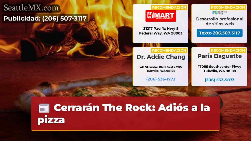 Cerrarán The Rock: Adiós a la pizza