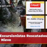 Excursionistas Rescatados por Nieve