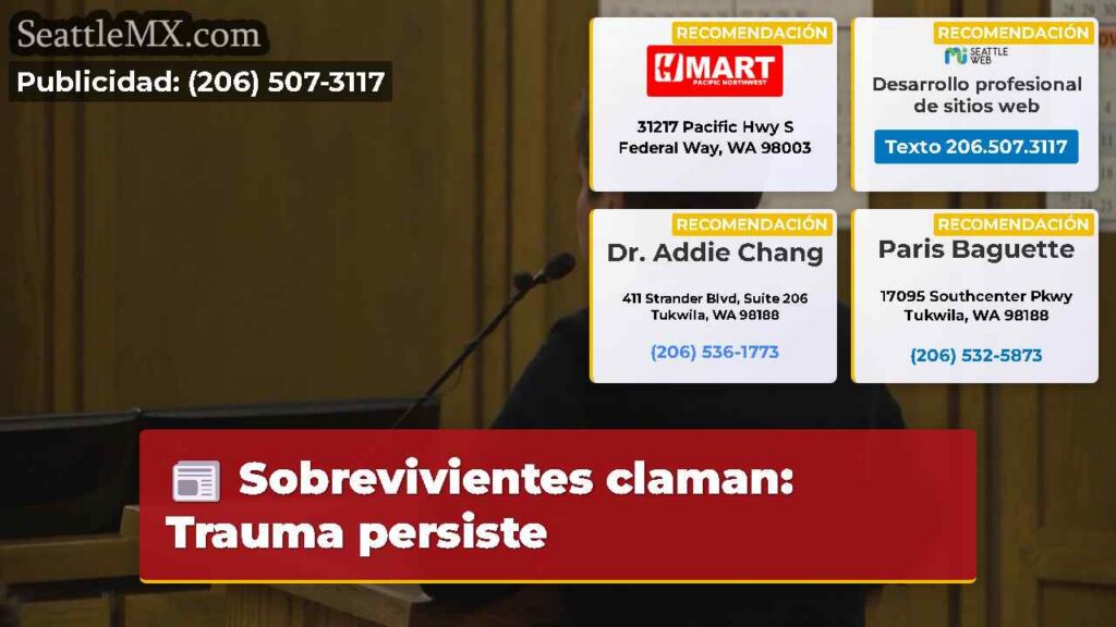 Sobrevivientes claman: Trauma persiste