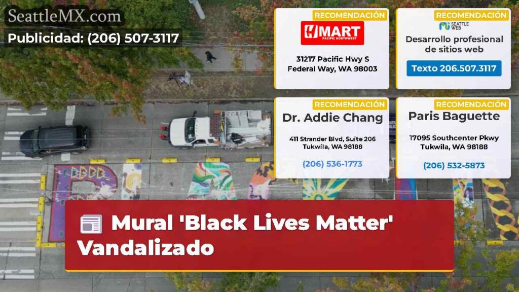 Mural 'Black Lives Matter' Vandalizado