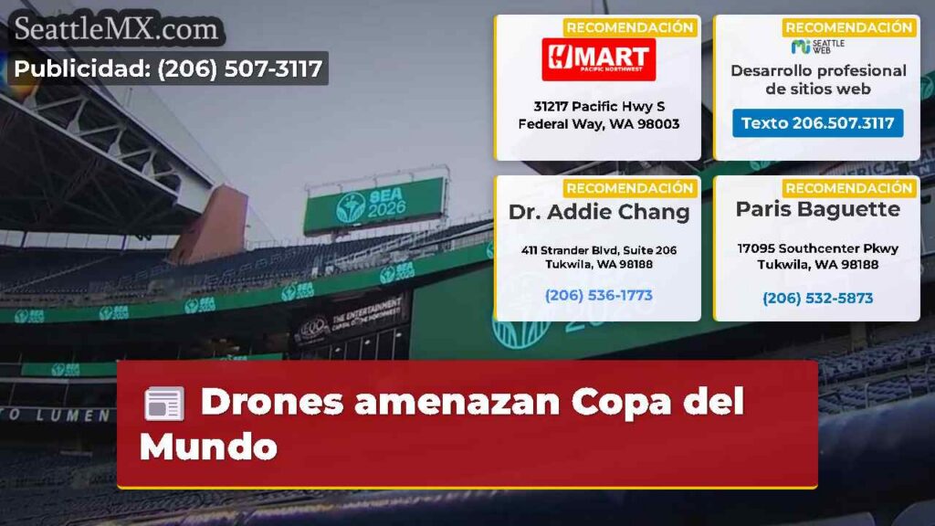 Drones amenazan Copa del Mundo