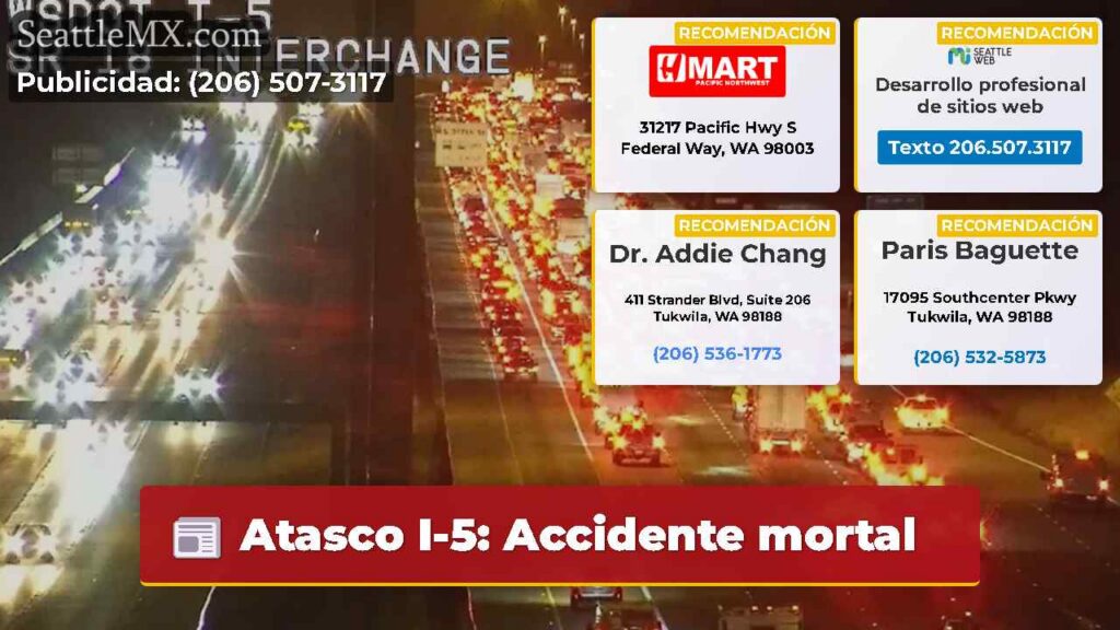 Atasco I-5: Accidente mortal