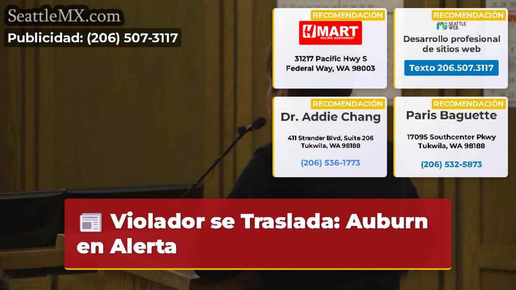 Violador se Traslada: Auburn en Alerta