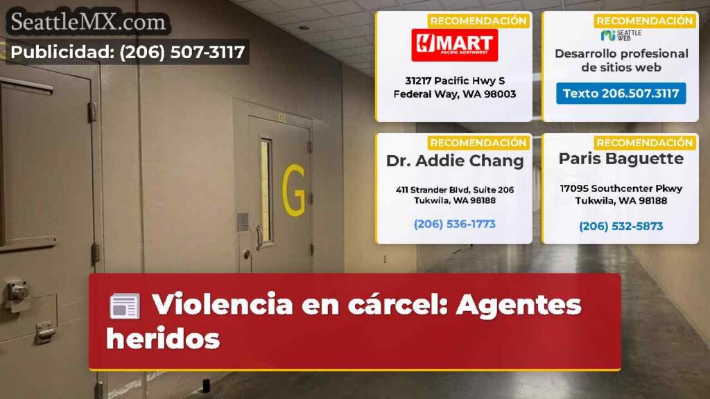 Noticias De Seattle 4 Violencia en cárcel: Agentes heridos
