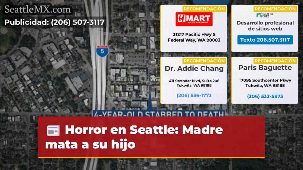 Noticias De Seattle 3 Horror en Seattle: Madre mata a su hijo