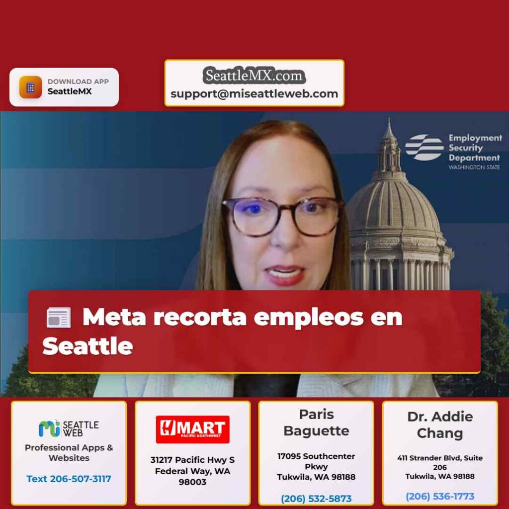 Meta recorta empleos en Seattle