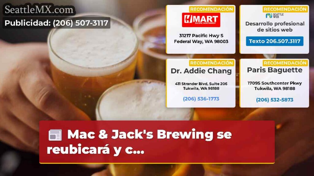 Mac & Jack's Brewing se reubicará y c...