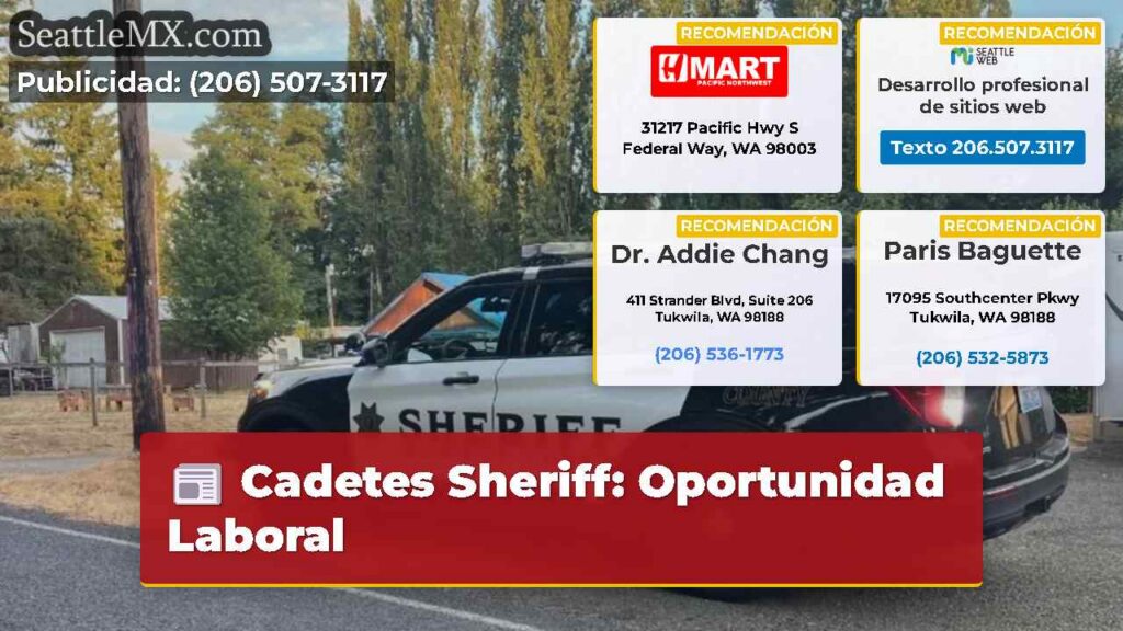 Cadetes Sheriff: Oportunidad Laboral
