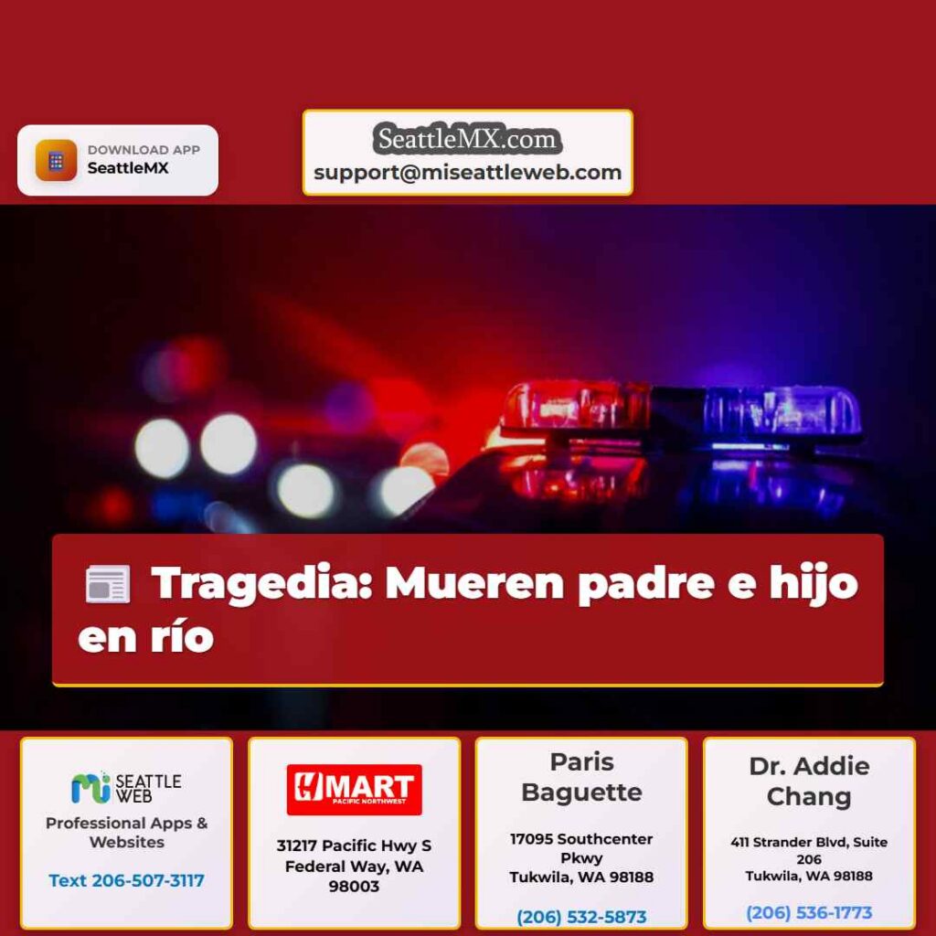 Tragedia: Mueren padre e hijo en río