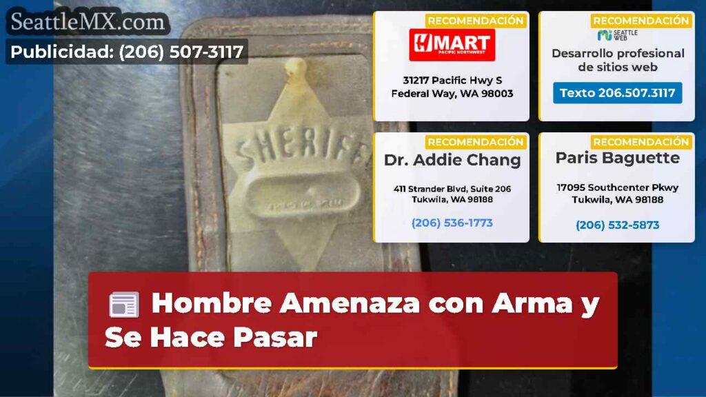 Hombre Amenaza con Arma y Se Hace Pasar