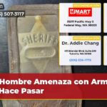 Hombre Amenaza con Arma y Se Hace Pasar