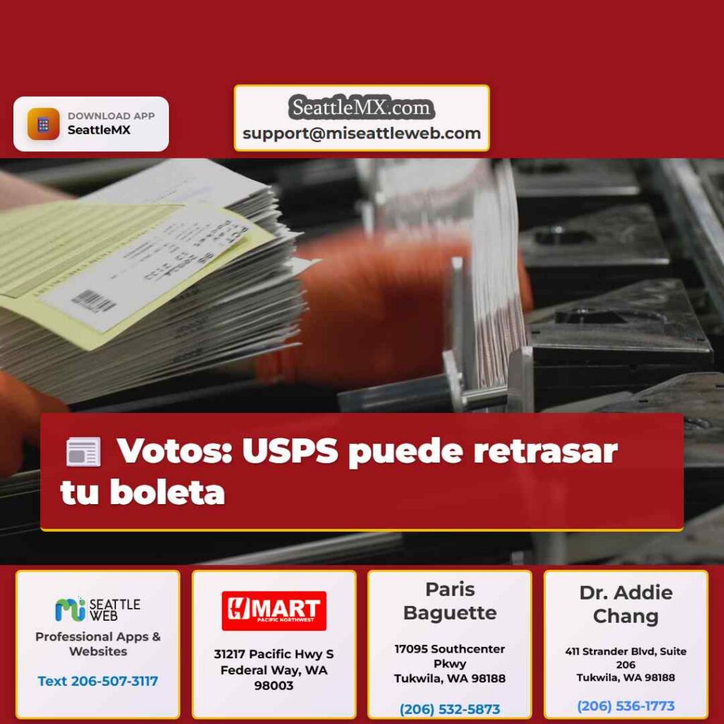 Votos: USPS puede retrasar tu boleta