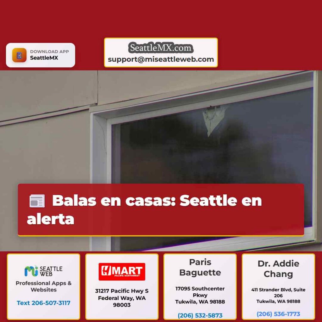 Balas en casas: Seattle en alerta