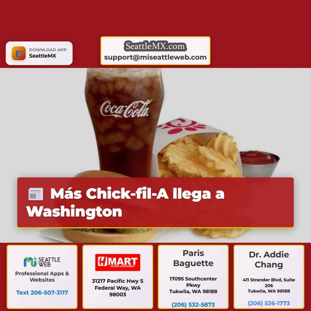 Más Chick-fil-A llega a Washington