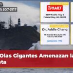Olas Gigantes Amenazan la Costa
