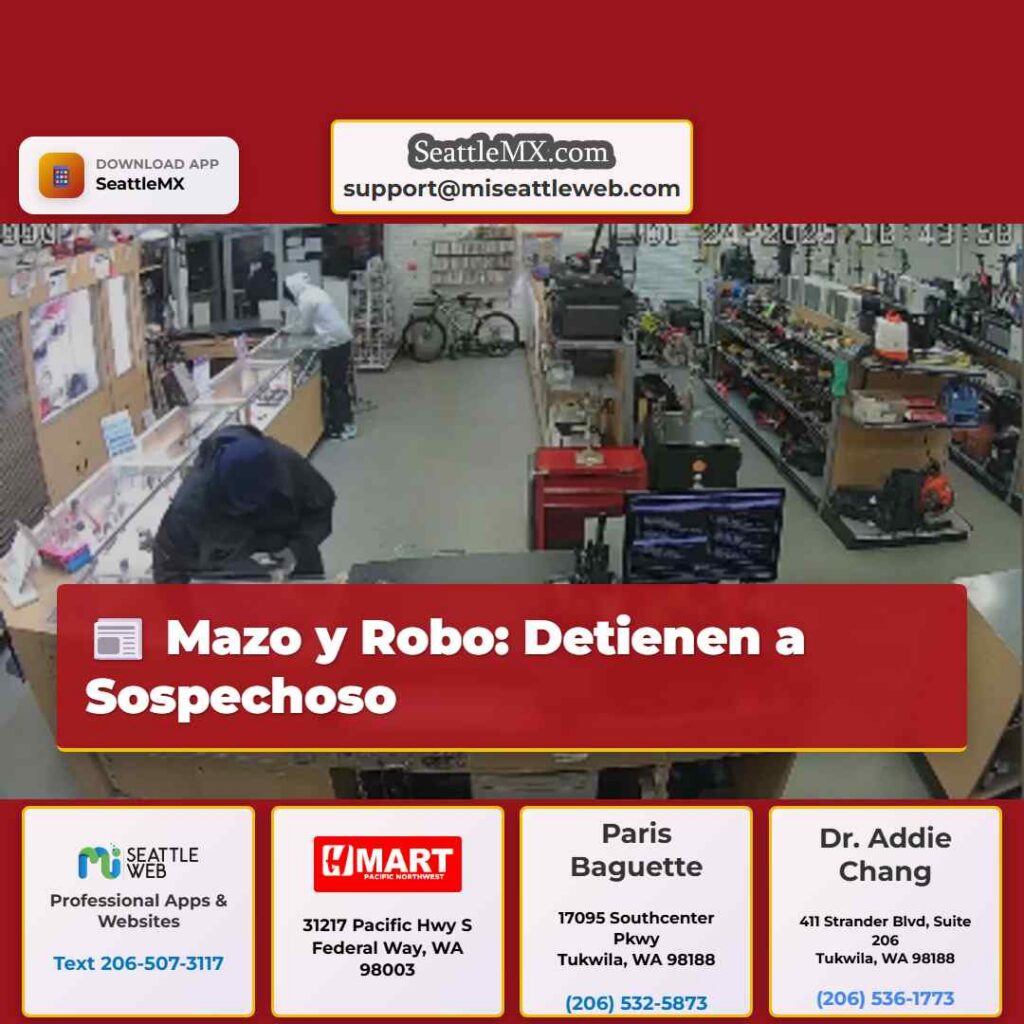 Mazo y Robo: Detienen a Sospechoso