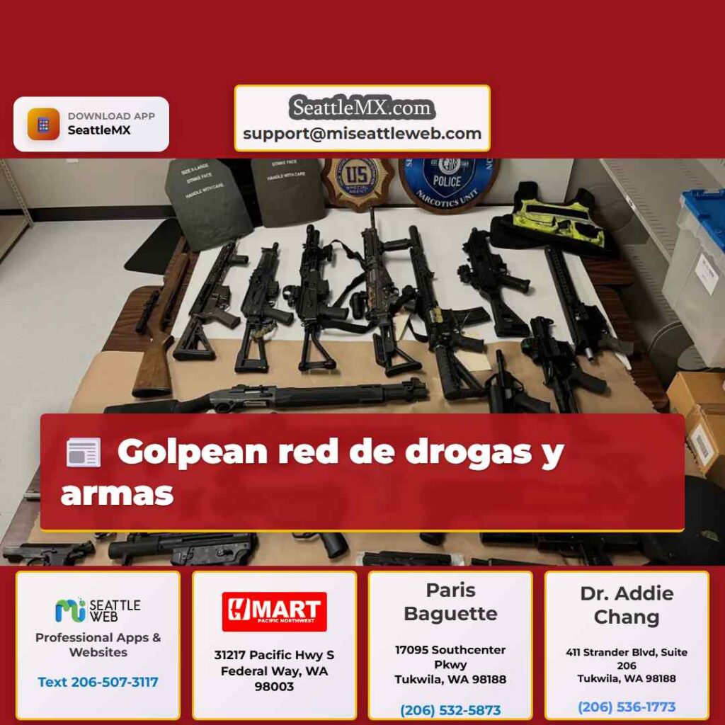 Golpean red de drogas y armas