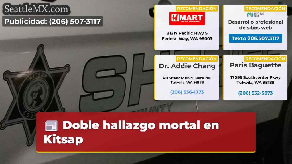 Doble hallazgo mortal en Kitsap