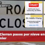 Cierran pasos por nieve en Rainier