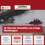 Rescate dramático en el lago Washington