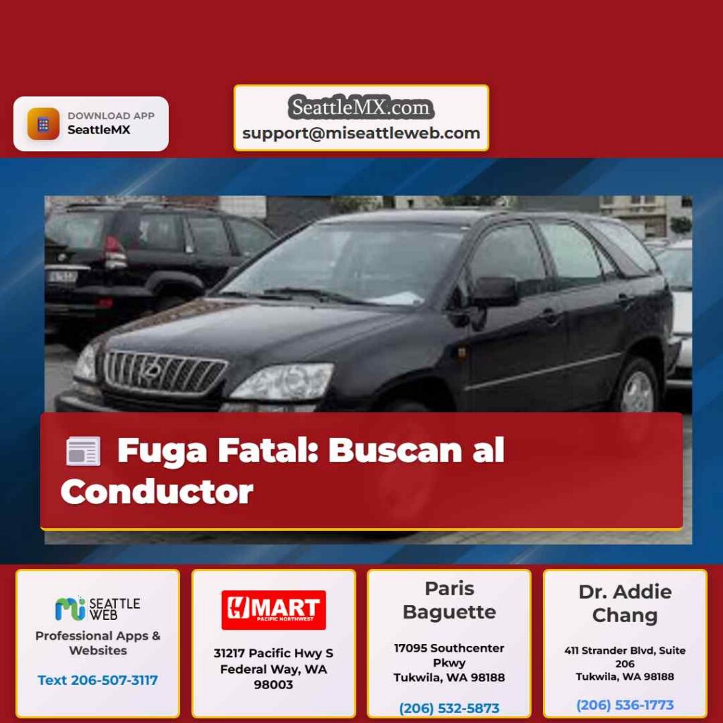 Fuga Fatal: Buscan al Conductor
