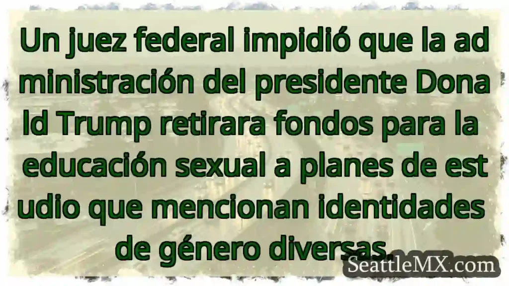 Un juez federal impidió que la administración del