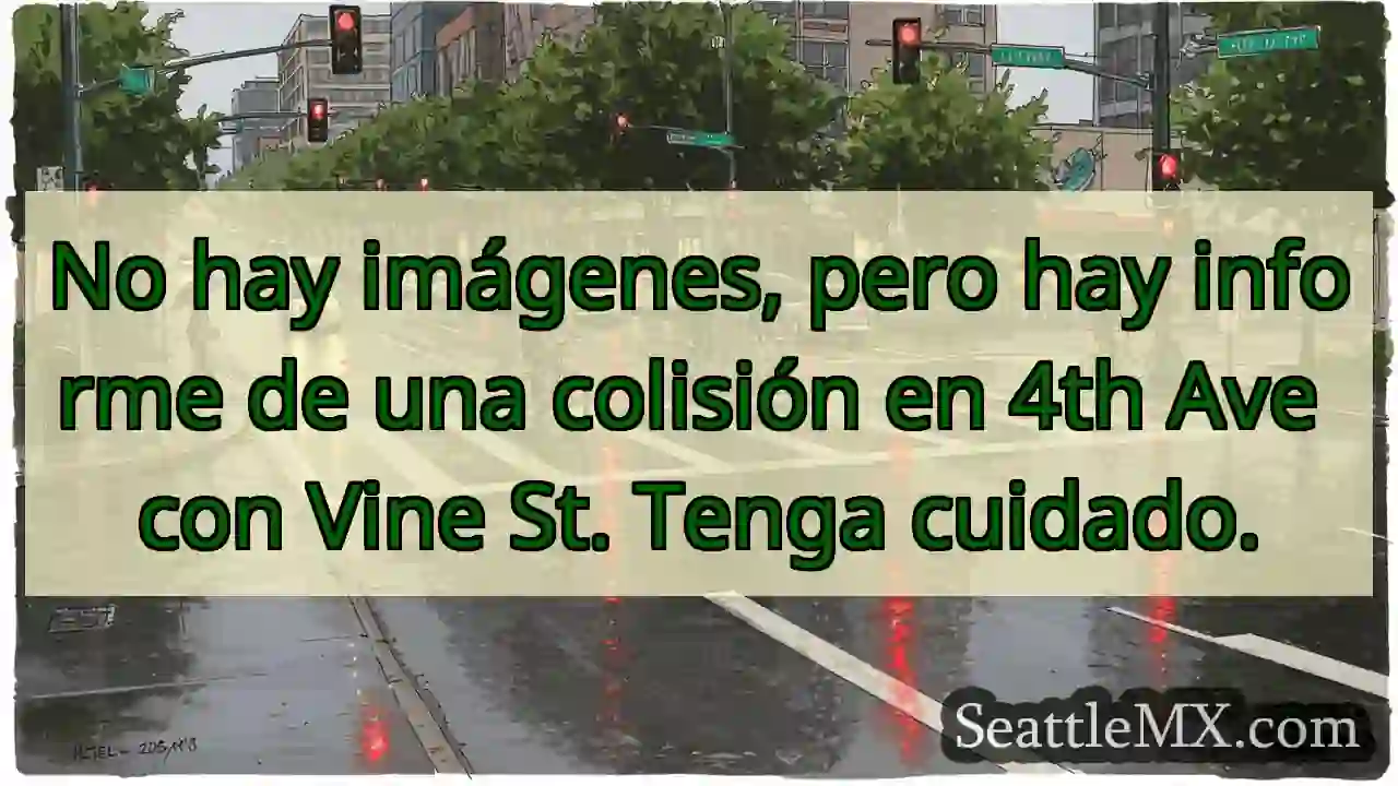 No hay imágenes, pero hay informe de una colisión