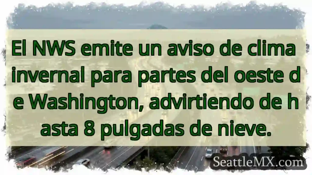 El NWS emite un aviso de clima invernal para