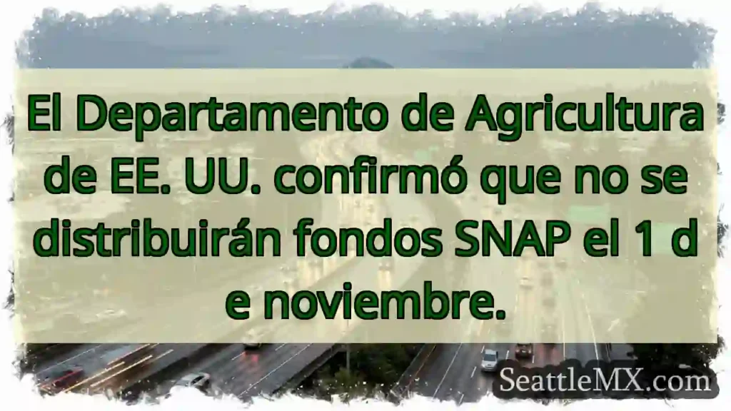 El Departamento de Agricultura de EE. UU.