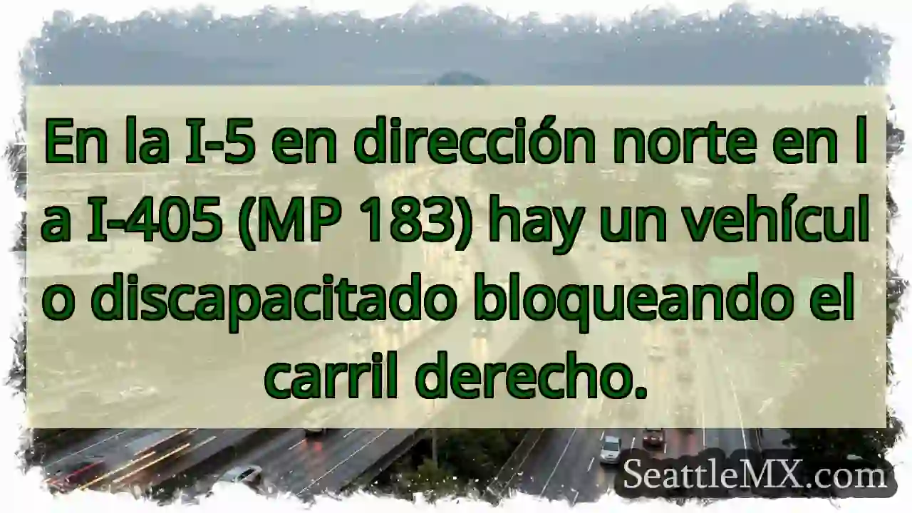 Noticias de transporte de Seattle 4 En la I-5 en dirección norte en la I-405 (MP 183)