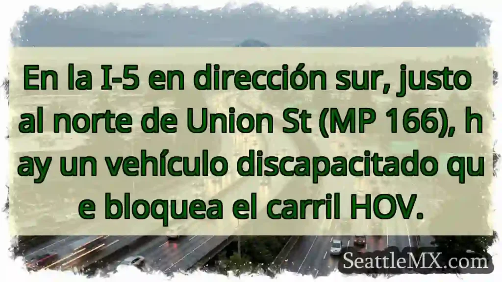Noticias de transporte de Seattle 7 En la I-5 en dirección sur, justo al norte de