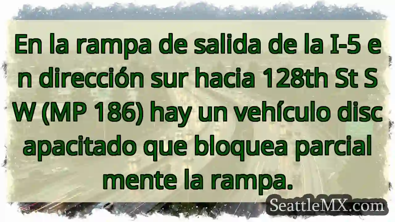 Noticias de transporte de Seattle 4 En la rampa de salida de la I-5 en dirección sur