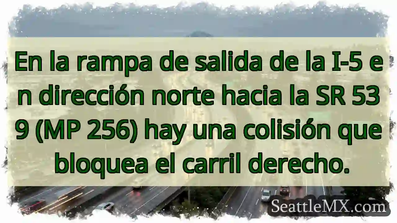 Noticias de transporte de Seattle 6 En la rampa de salida de la I-5 en dirección