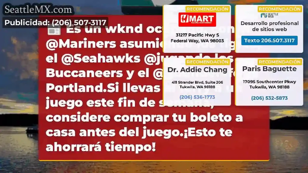Es un wknd ocupado, con el