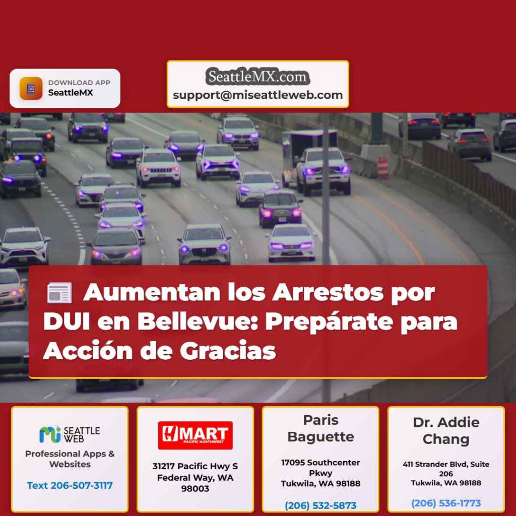 Aumentan los Arrestos por DUI en Bellevue:
