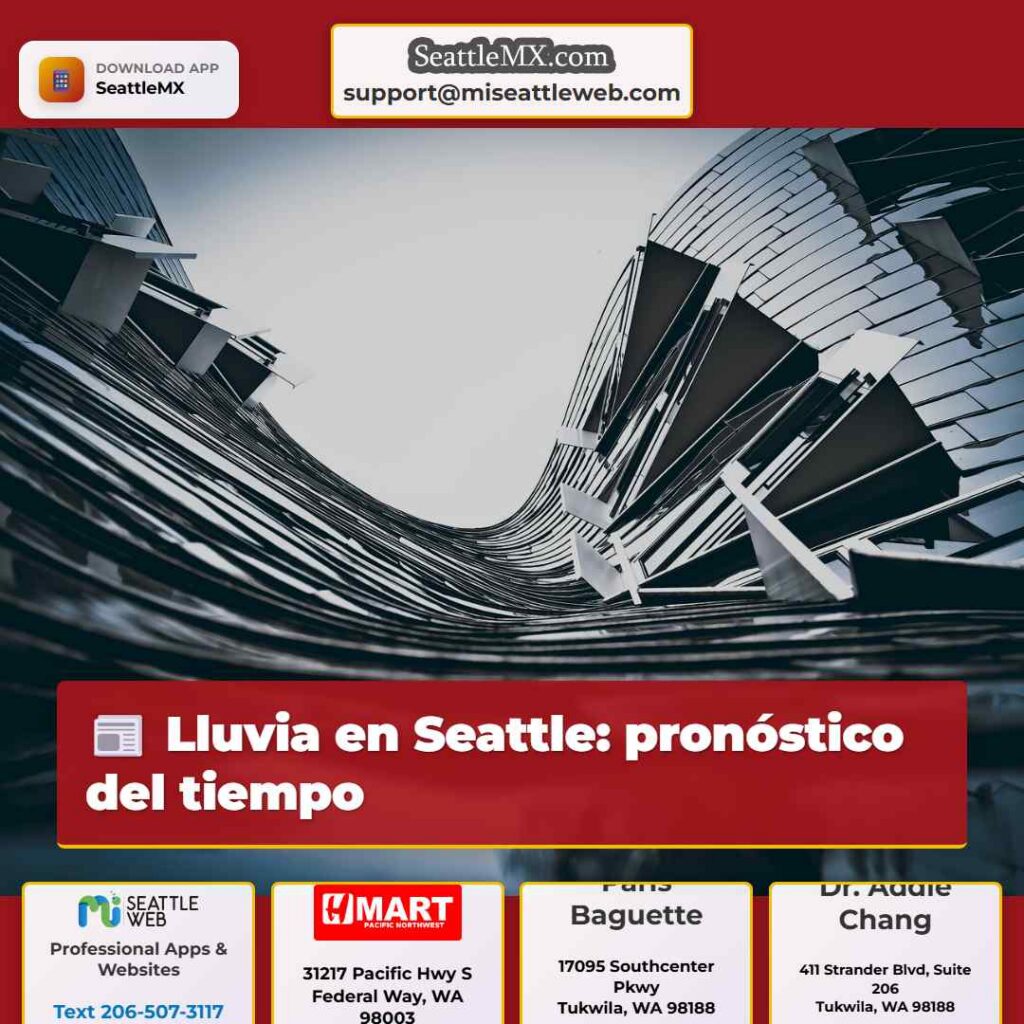 Lluvia en Seattle: pronóstico del tiempo