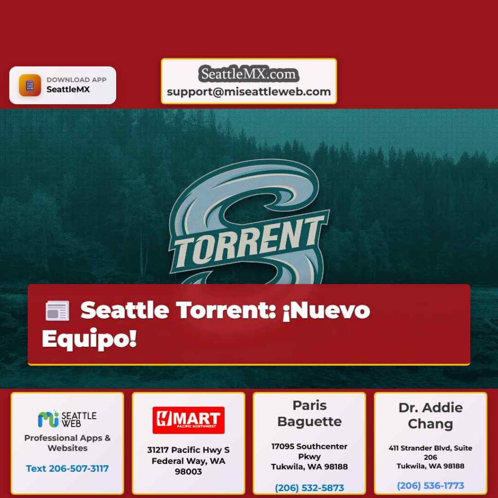 Seattle Torrent: ¡Nuevo Equipo!