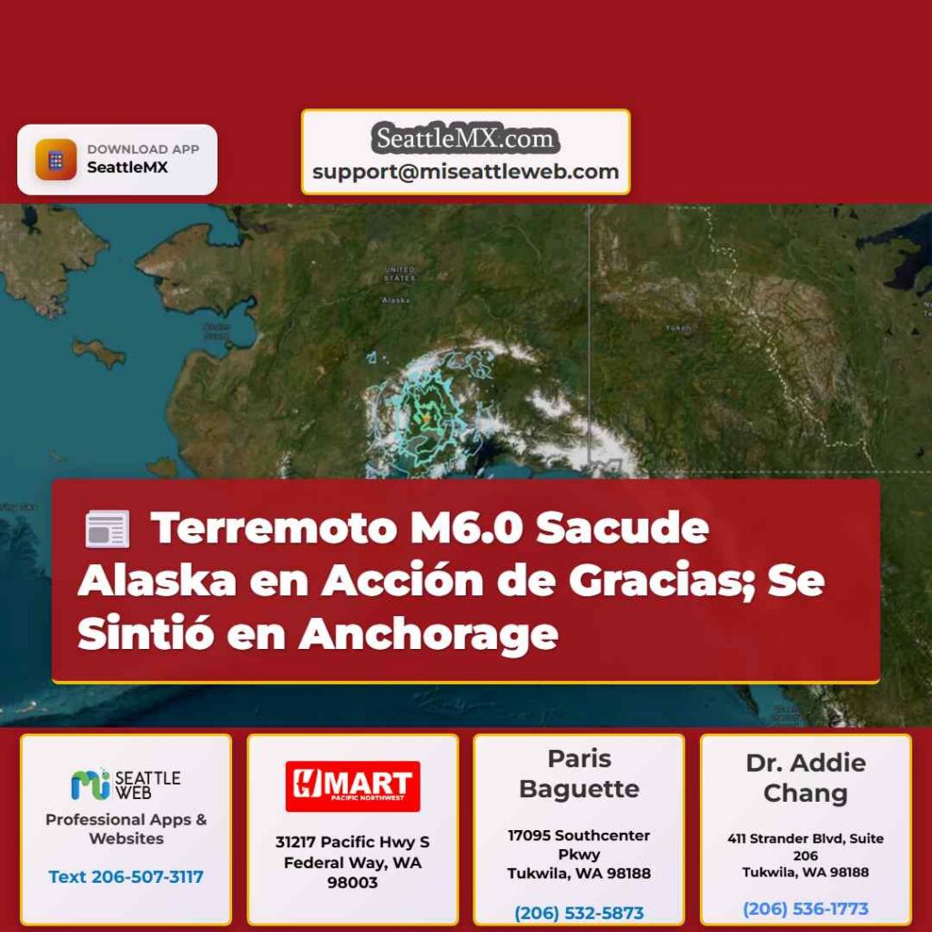 Terremoto M6.0 Sacude Alaska en Acción de