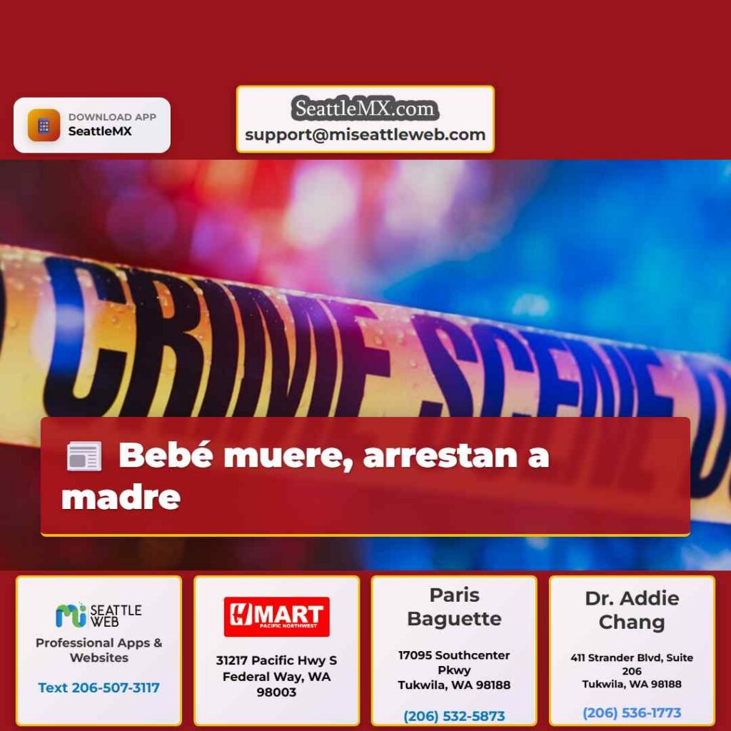 Bebé muere, arrestan a madre