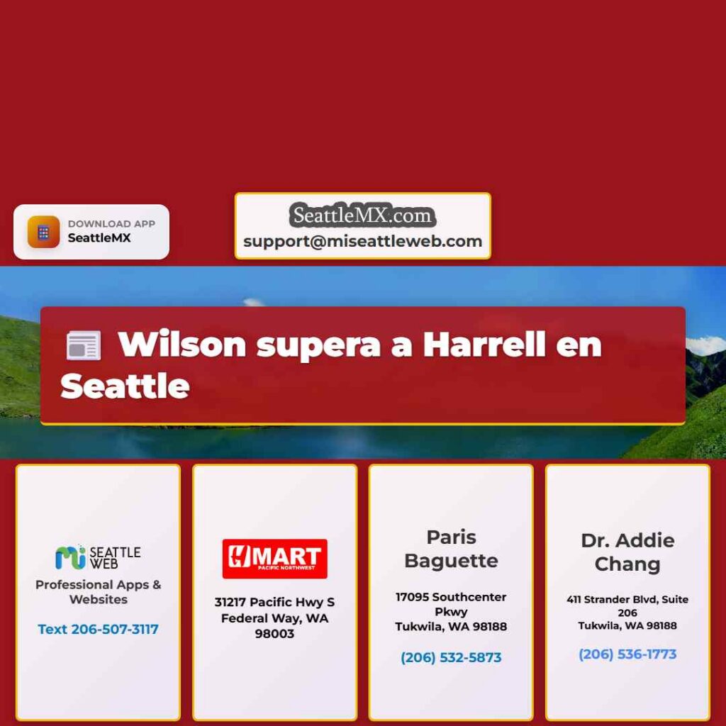 Wilson supera a Harrell en Seattle