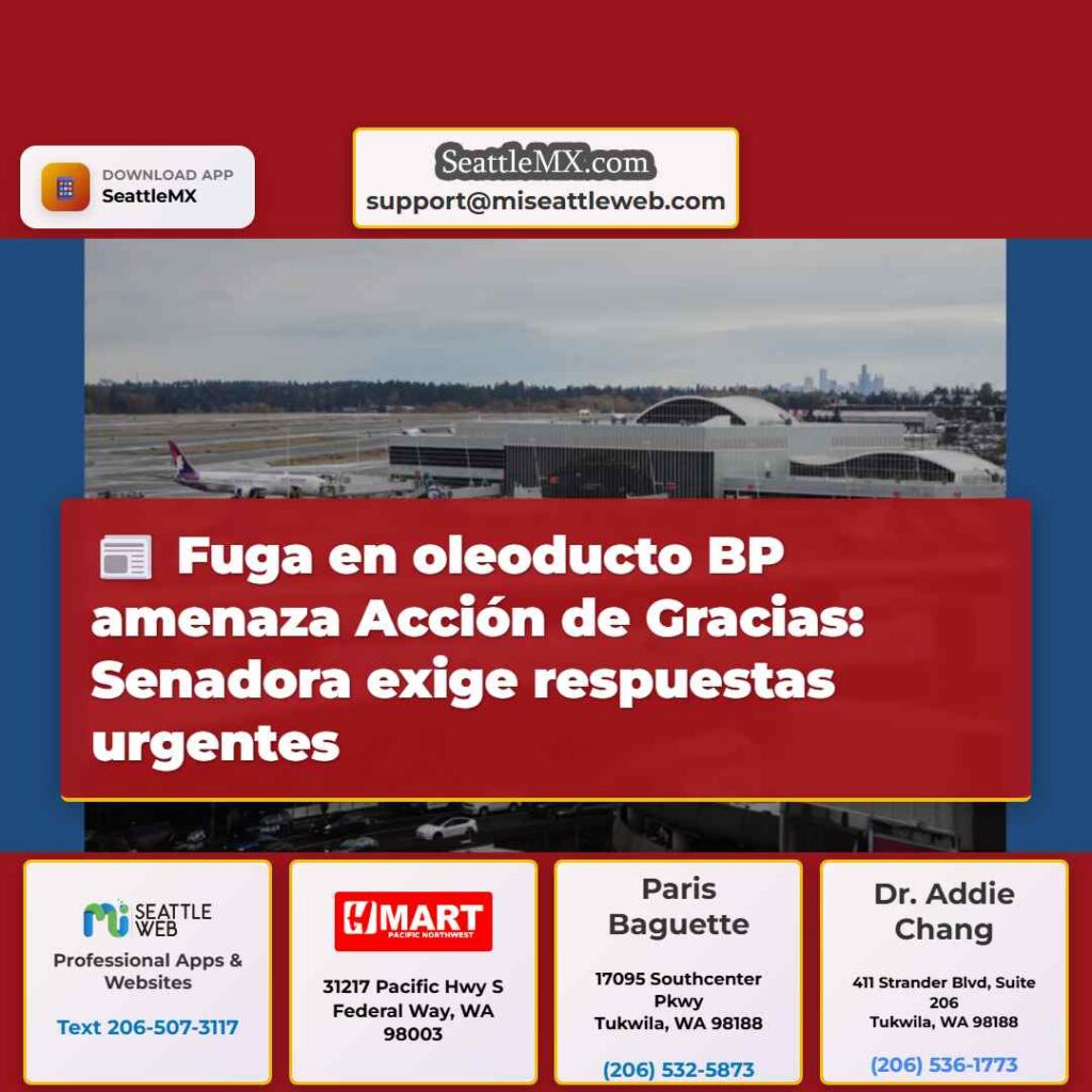 Fuga en oleoducto BP amenaza Acción de Gracias: