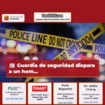 Guardia de seguridad dispara a un hom…