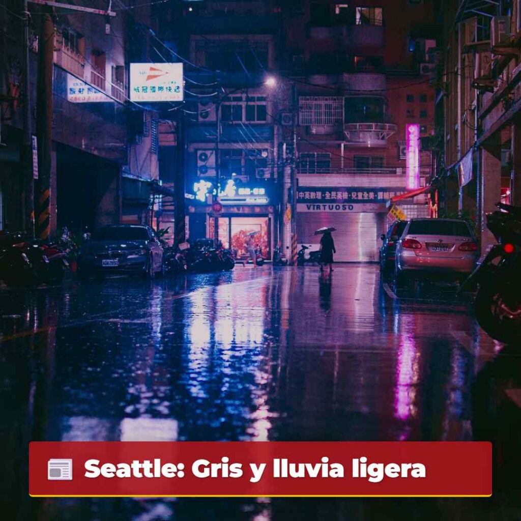 Seattle: Gris y lluvia ligera