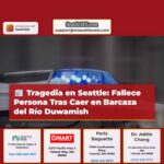 Una persona fallece tras caer a una barcaza en el río Duwamish Seattle