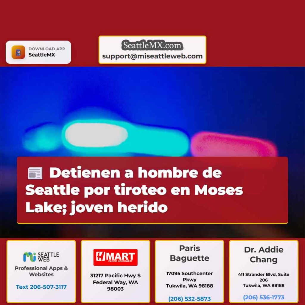 Detienen a hombre de Seattle por tiroteo en Moses