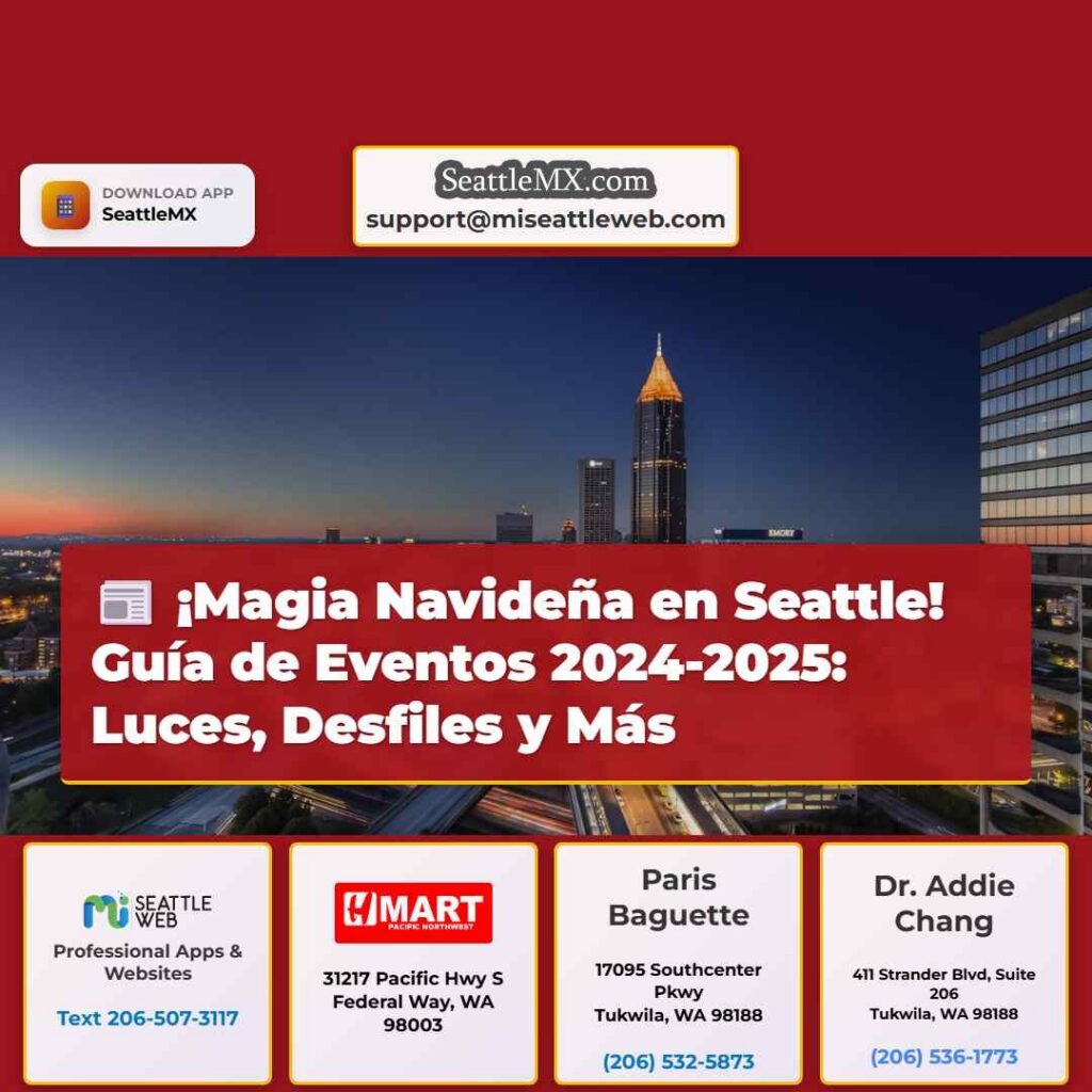 ¡Magia Navideña en Seattle! Guía de Eventos