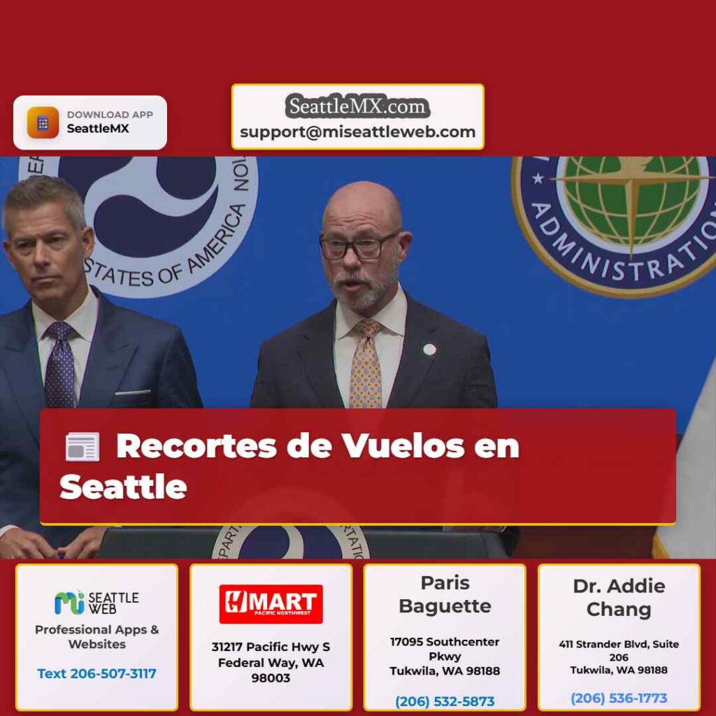 Recortes de Vuelos en Seattle