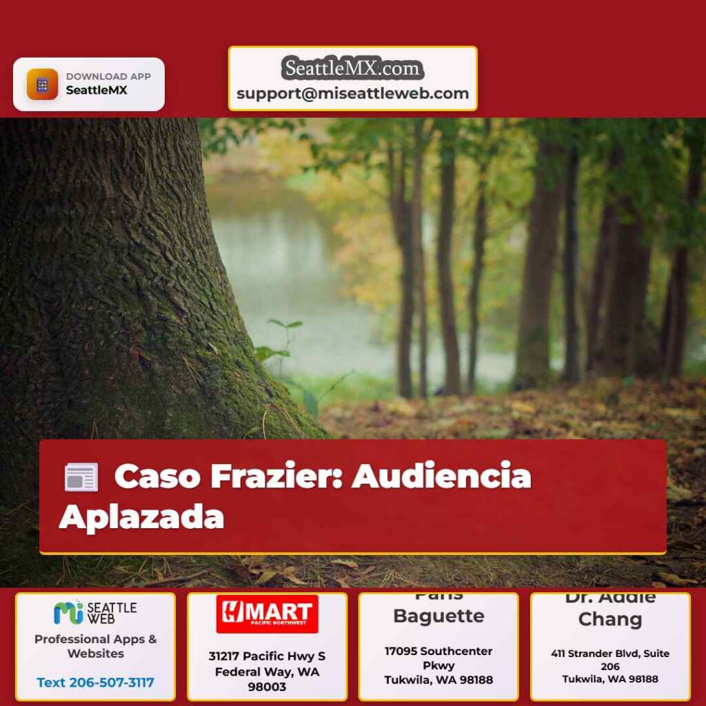 Caso Frazier: Audiencia Aplazada